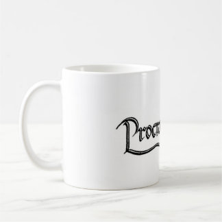 "Procrastination" calligraphy Coffee Mug