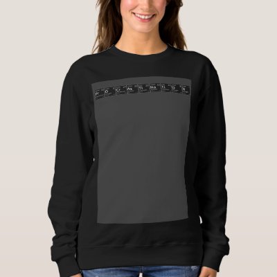 Procrastination in Chemical Elements  Periodic Tab Sweatshirt