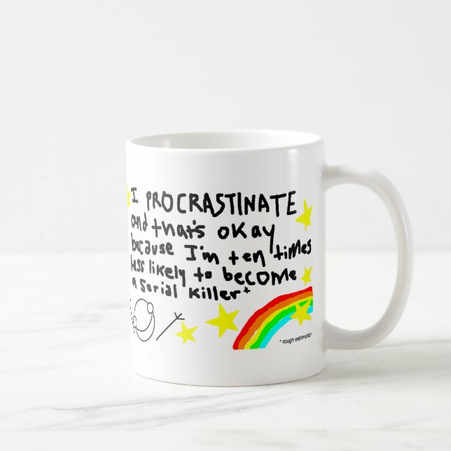 Procrastination Mug (Right)