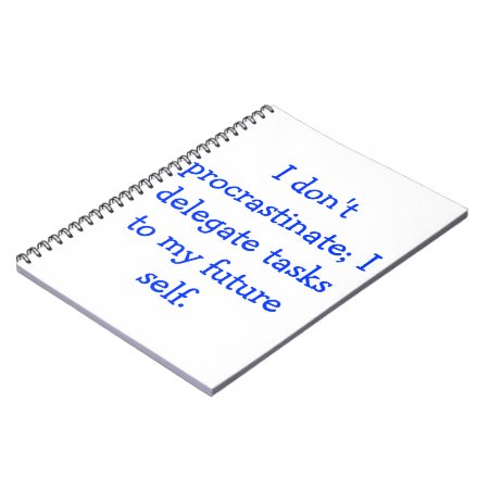 Procrastination Notebook