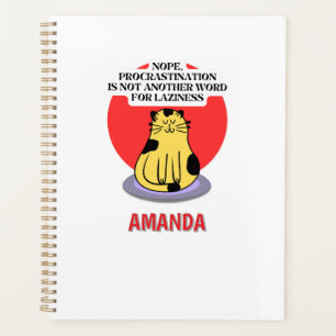Procrastination Theme Cat's Meme  Planner