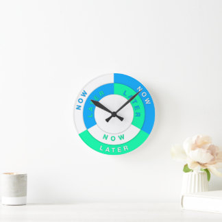 Procrastination Tools Round Clock