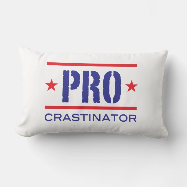 PROcrastinator_All-Pro Lumbar Pillow (Front)