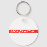 Procrastinator Stamp Keychain