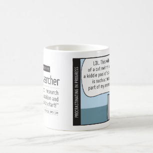 Procrastinator's Cup: The Researcher Coffee Mug