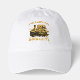 Procrastinators Jogging Society Funny Running Tee Hat