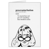 PROCRASTURBATION (Front)