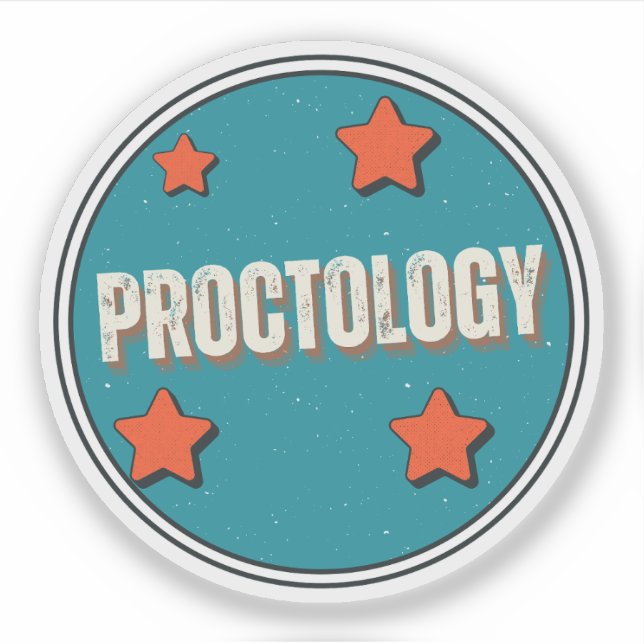 Proctology Sticker (Front)