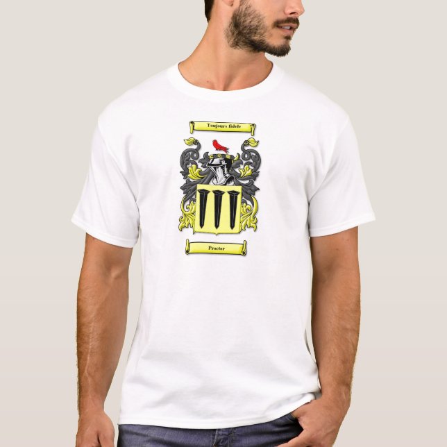 Proctor Coat of Arms T-Shirt (Front)
