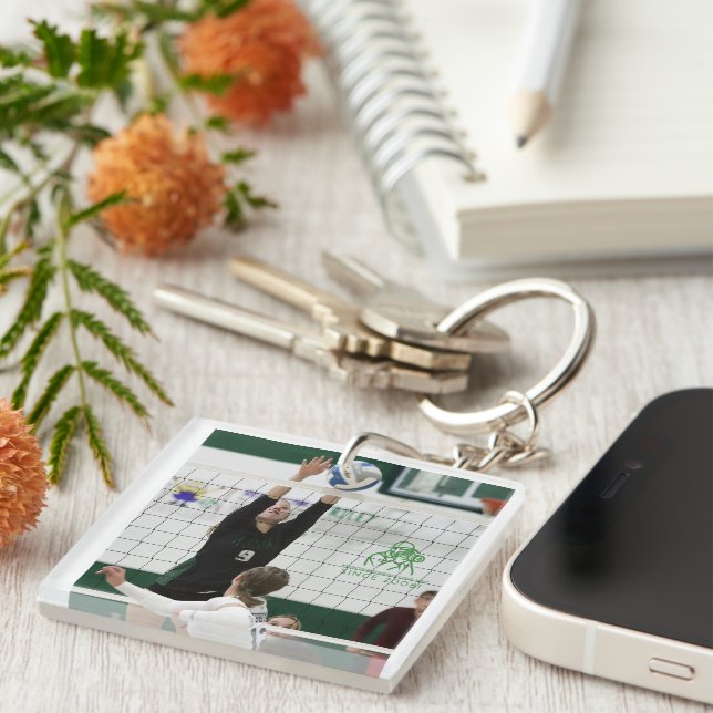 Proctor Volleyball Keychain (Front Right)