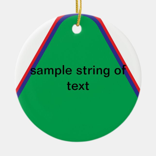 Prod Title Ceramic Ornament (Front)