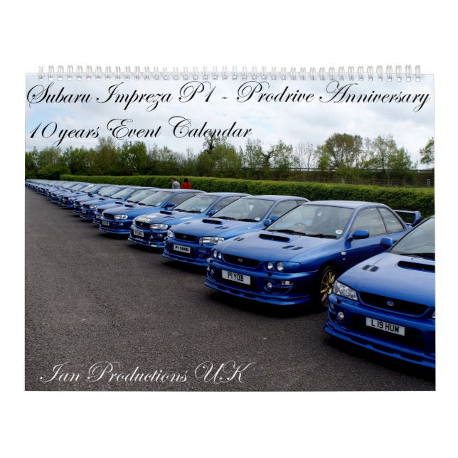 Prodrive P1 10 Year Anniversary Event Calendar (Cover)