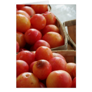 Produce at a Farmer's Market Cards