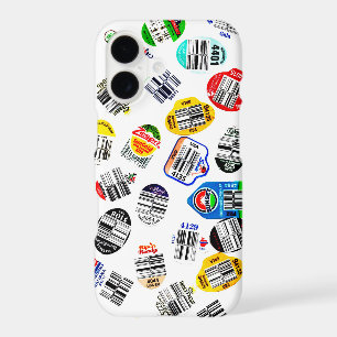 Produce Barcode Stickers iPhone 17 Case