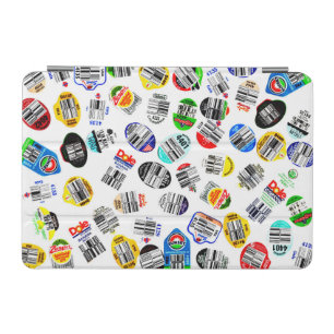 Produce Barcode Stickers iPad Mini Cover