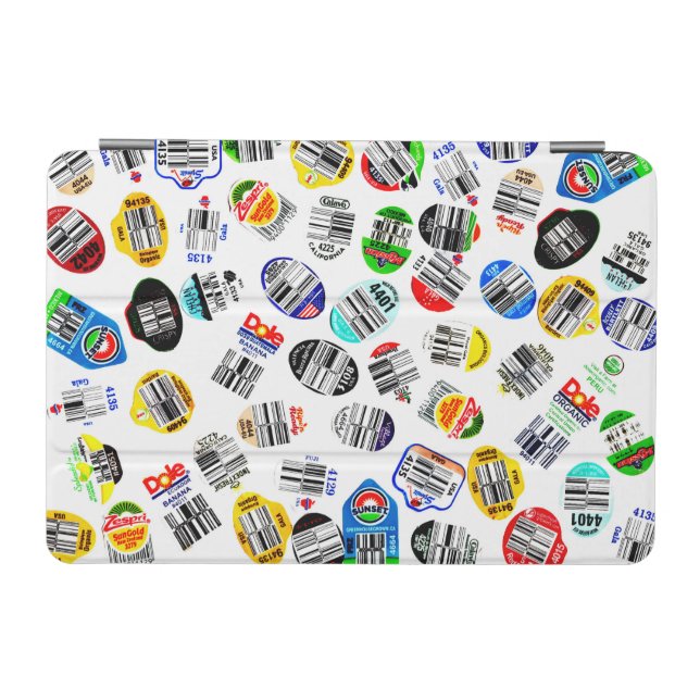 Produce Barcode Stickers iPad Mini Cover (Horizontal)