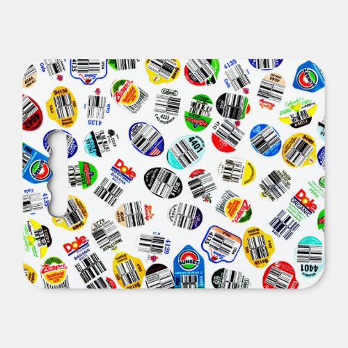 Produce Barcode Stickers Seat Cushion