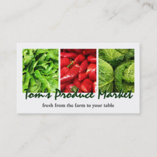 Produce Market Business Card