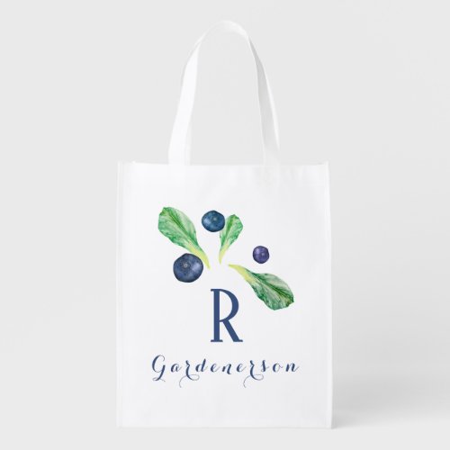 Produce Monogram Grocery Bag