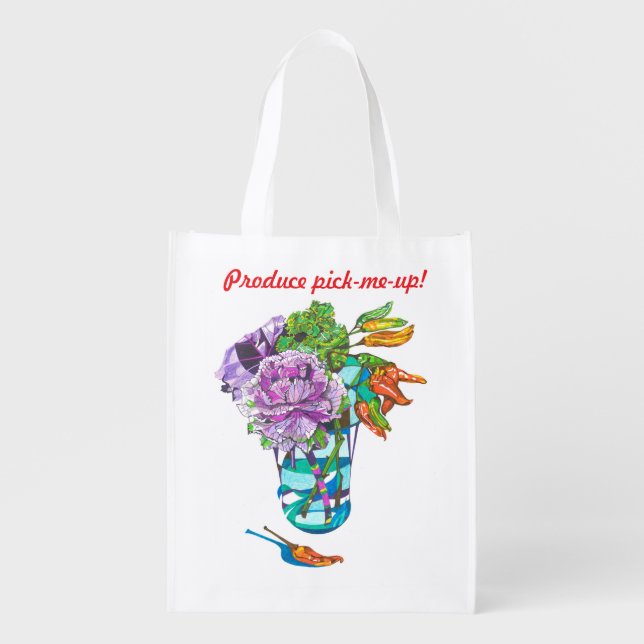 Produce Pick-me-Up Shopping Bag (Front)
