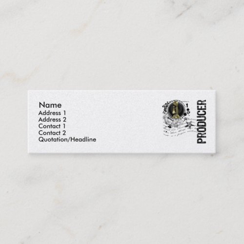 Producer Alchemy Business Card Template