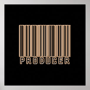 Producer Barcode Poster