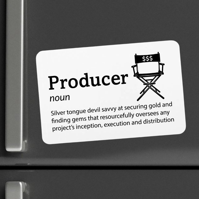 Producer Definition - Set Life 4" x 6" Flex Magnet (Creator Uploaded)