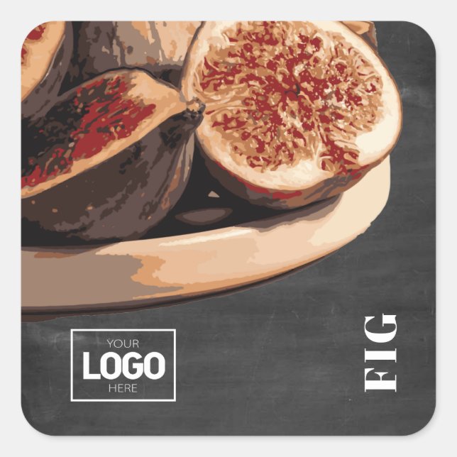 Product Brandy Fig Logo Stickers (Front)