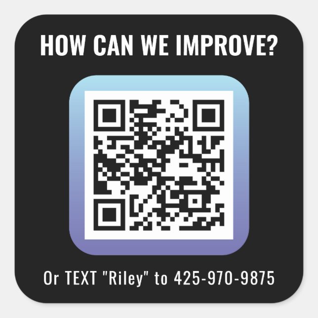 Product Genius Square Sticker (Front)