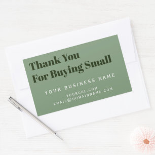 Product Label, Business Purchase Box Packaging, Rectangular Sticker