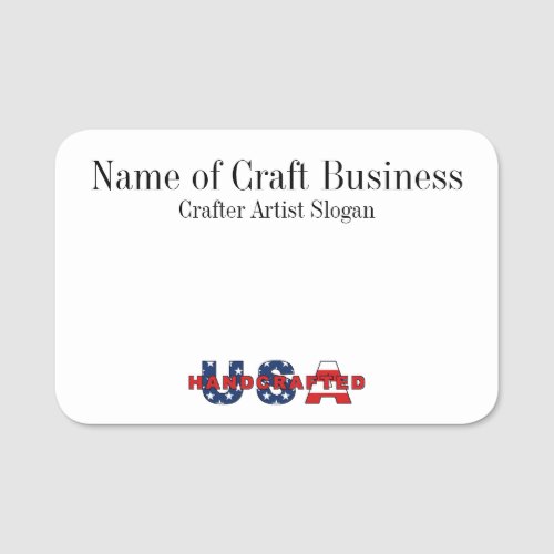 Product or Dry Erase Magnetic Name Tags Badges