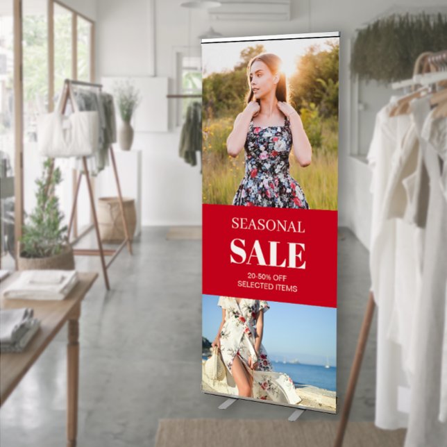 Product Photos Seasonal Sale Business Promo Retractable Banner (Product Photos Seasonal Sale Business Promo Retractable Banner)