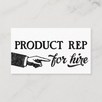 Product Rep Business Cards - Cool Vintage by NeatBusinessCards at Zazzle