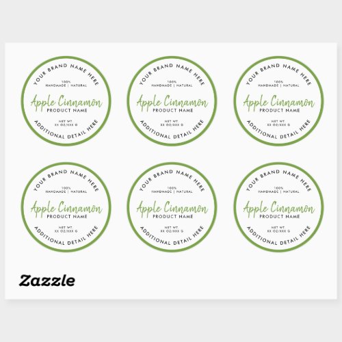 Product Round Label