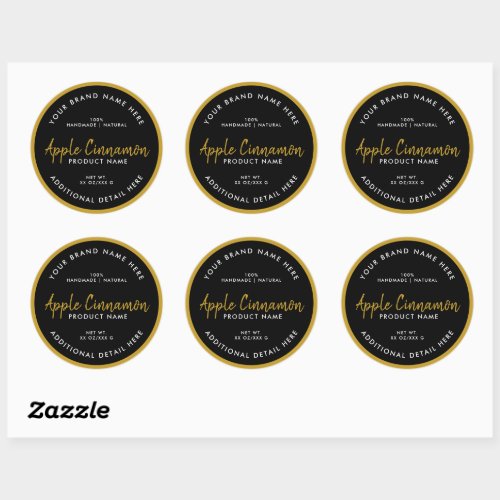 Product Round Label