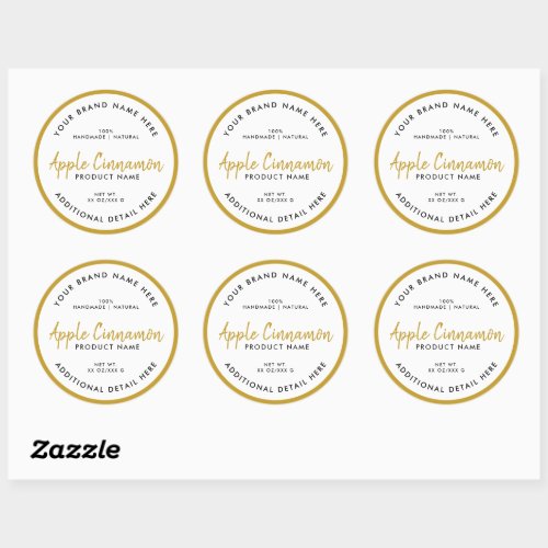Product Round Label