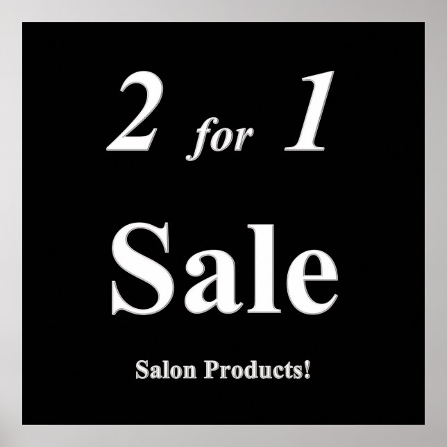 Product Sale Poster Matte (Front)