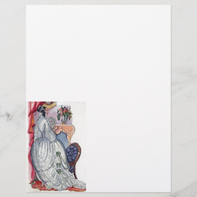 Product Title: Elegant Victorian Bride Wedding  (Front)