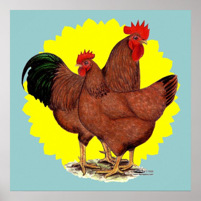 Production Red Sunburst Poster (Front)