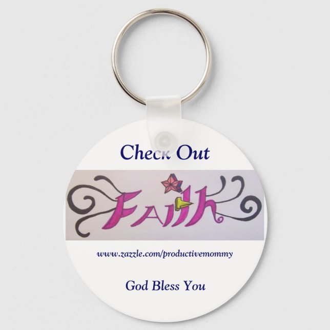 Productive Mommy Keychain (Front)