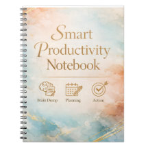 Productivity Notebook Planning & Action Journal