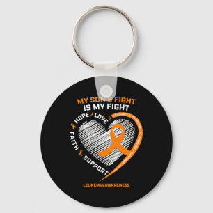 Products Gift Dad Mom Leukemia Awareness Son Leuk Keychain