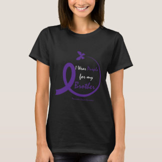 Products Gifts Purple Brother Pancreatic Cancer Aw T-Shirt
