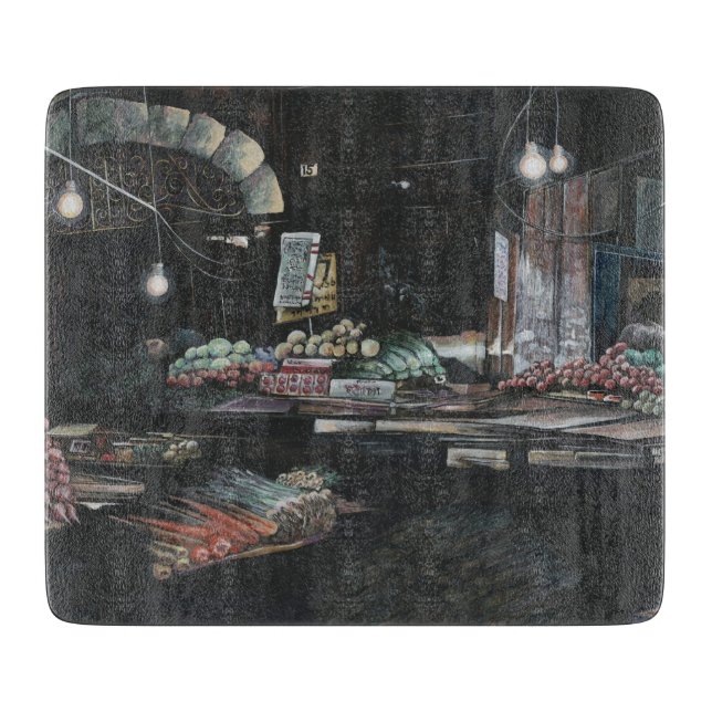 Products of a Struggled Harvest, Jerusalem Cutting Board (Front)