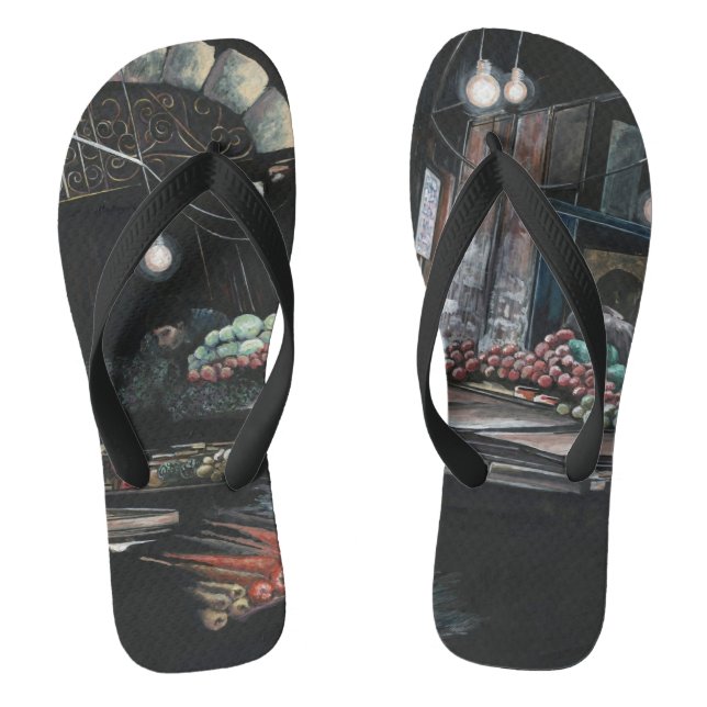 Products of a Struggled Harvest, Jerusalem Flip Flops (Footbed)