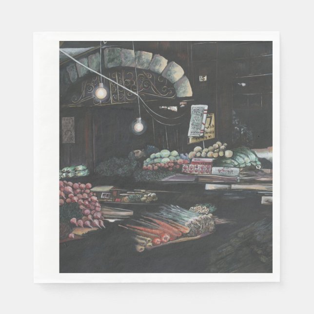 Products of a Struggled Harvest, Jerusalem Napkins (Front)