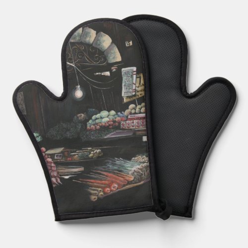 Products of a Struggled Harvest Jerusalem Oven Mitt