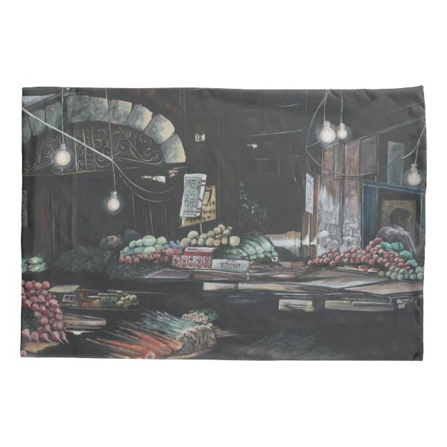 Products of a Struggled Harvest, Jerusalem Pillowcase (Back)