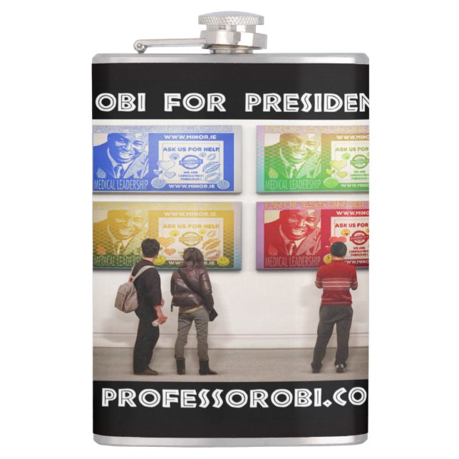 Prof Doctor Joseph Chikelue Obi: Dr Mr Joseph Obi: Flask (Front)