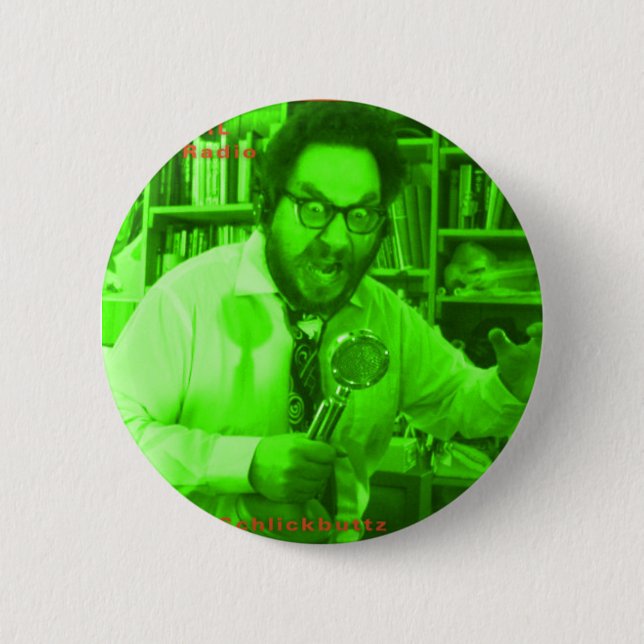 Prof. Heinrick Shlickbutz Phd. from Fast Karl show Button (Front)